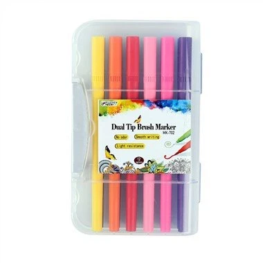 Ensemble de stylos marqueurs à double pointe mélangeable