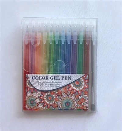 Stylos gel néon pailletés