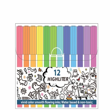 Stylo surligneur multiple